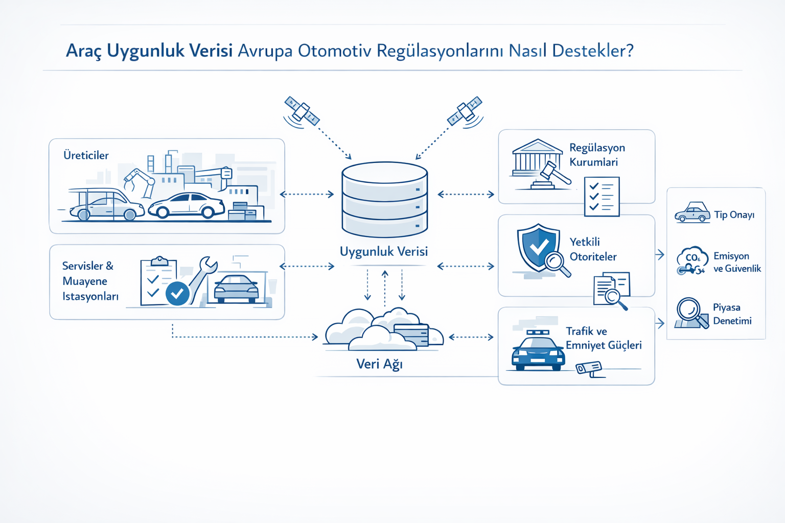 Araç Uygunluk Verisi Avrupa Otomotiv Regülasyonlarını Nasıl Destekler?